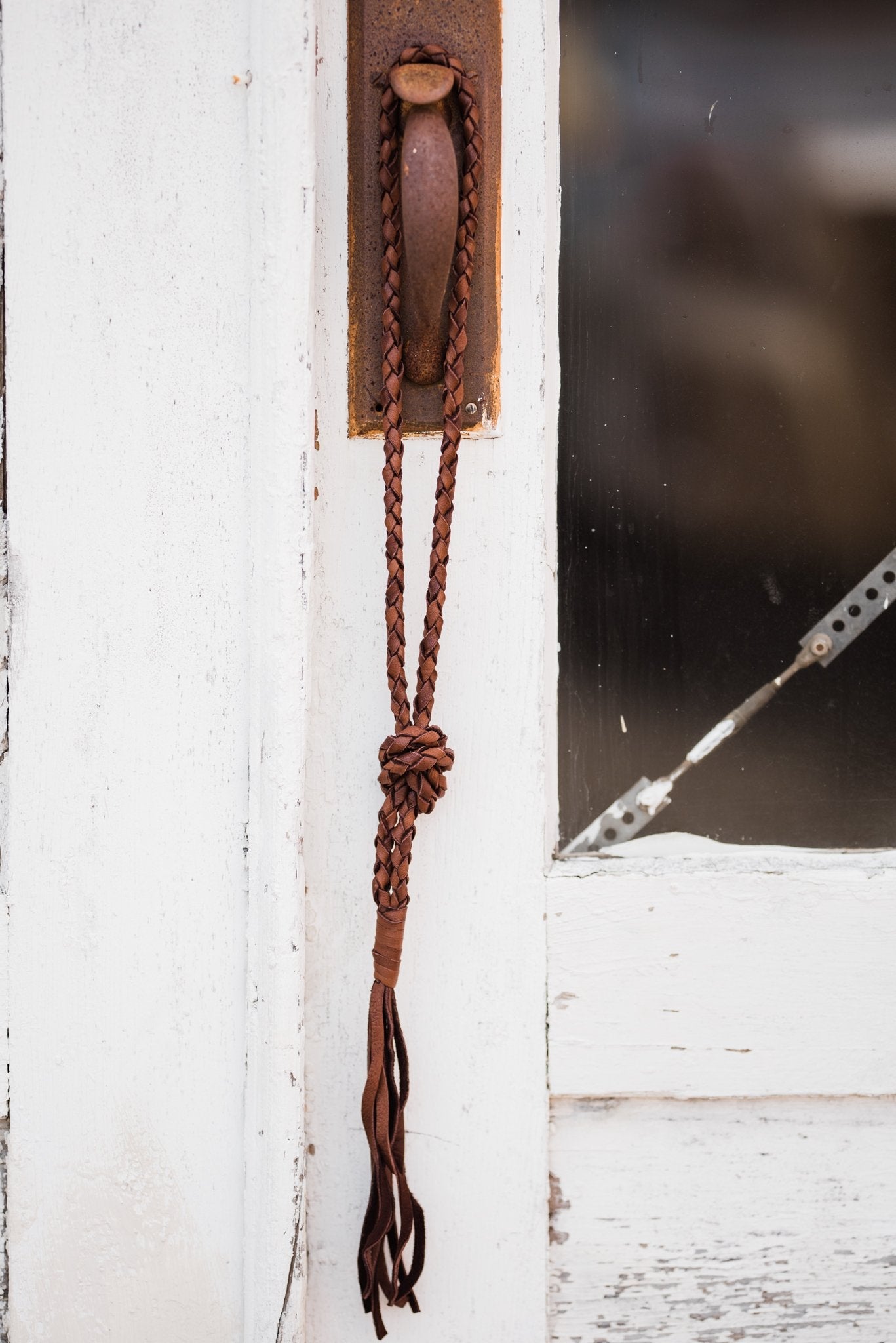 Artisan Braided Leather Necklace