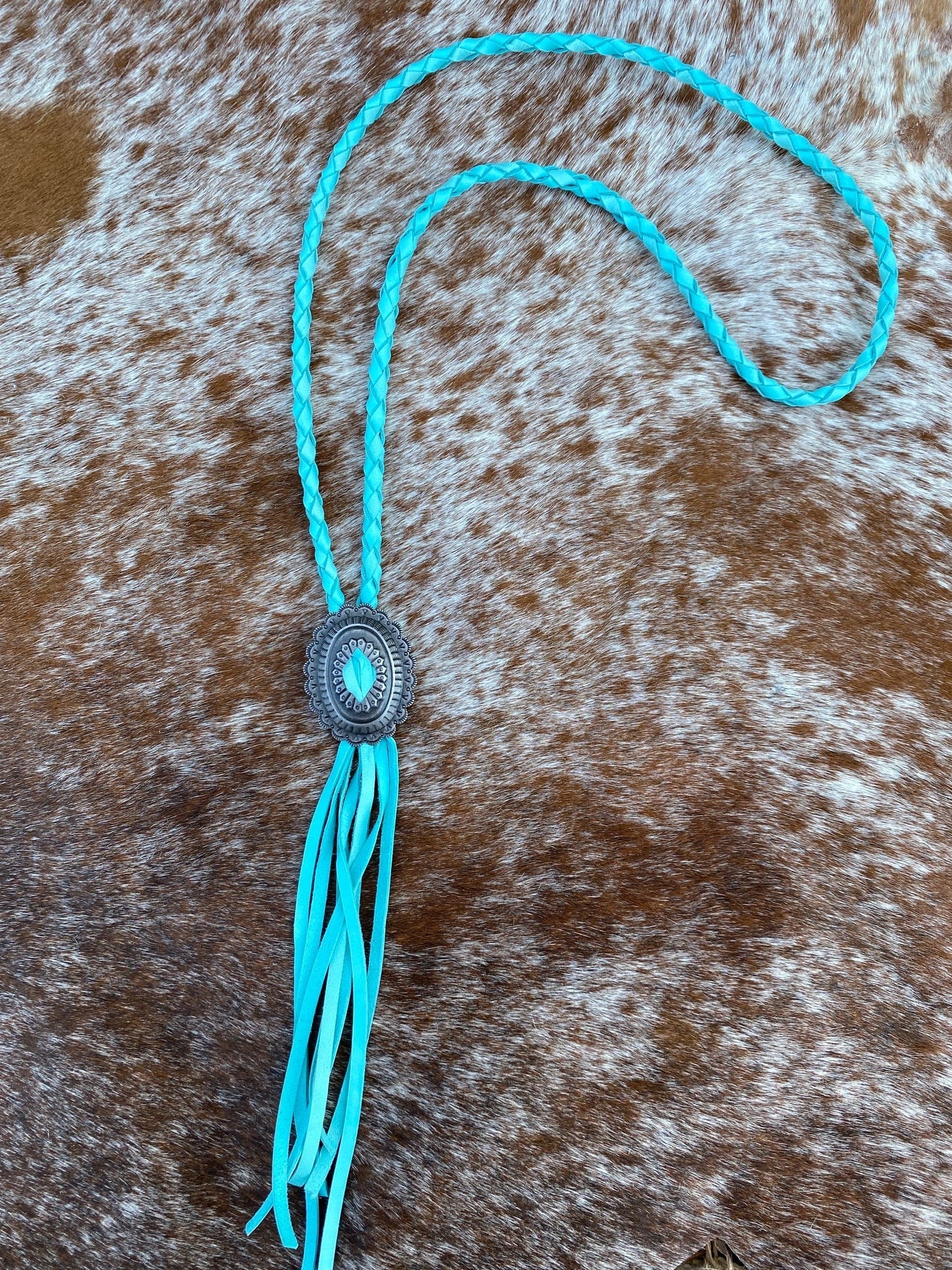 Artisan Braided Leather Necklace
